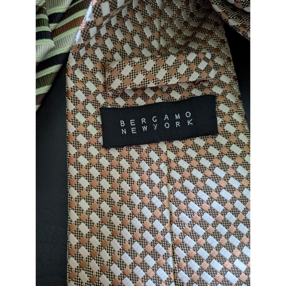 Bergamo New York Tie Lot Of 12 Neckties Jacquard Repp Multicolor Etc 56-64" - Picture 10 of 16